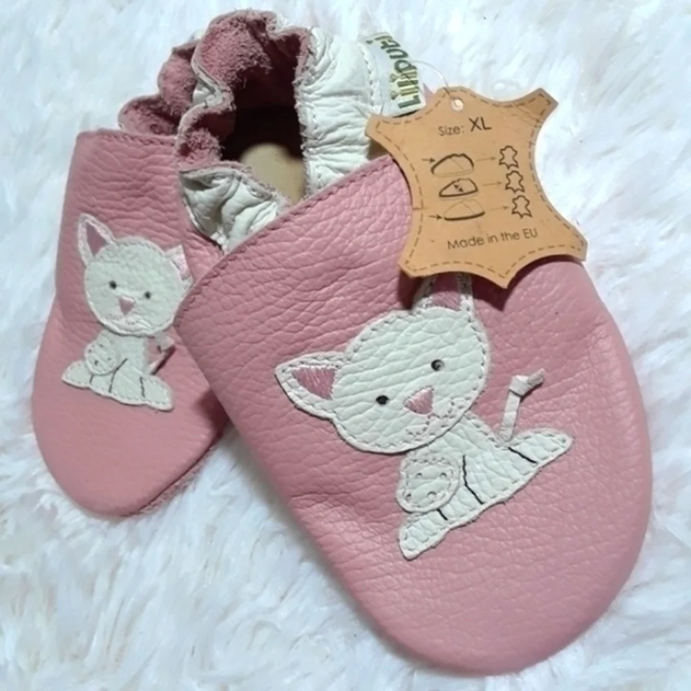 Liliputi Kitty Cat Leather Baby Moccasins-🏆HP🎉🏆